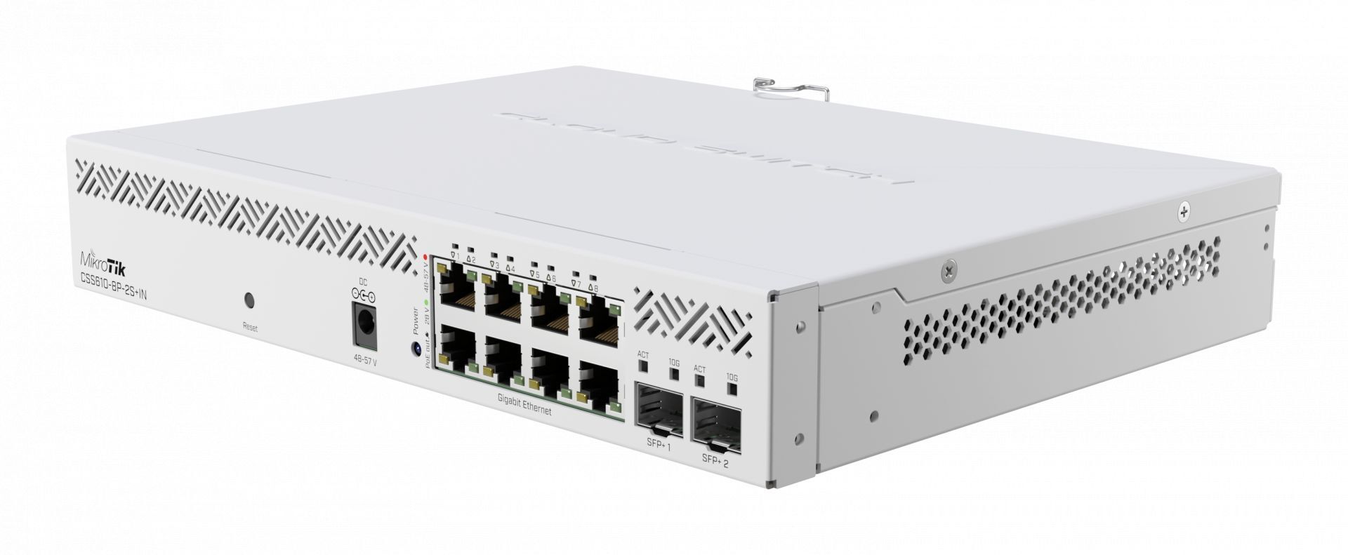 Mikrotik CSS610-8P-2S+IN 8x Gigabit PoE-out ports and 2x 10 Gigabit SFP+ ports